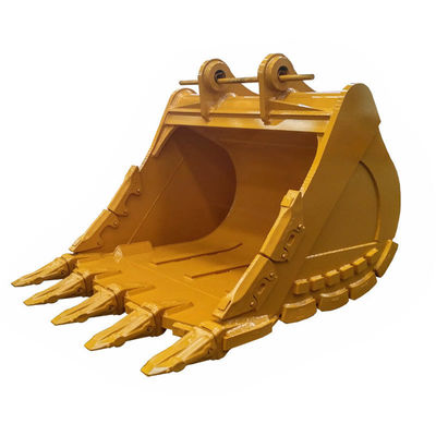 Προσαρμοσμένο 600mm πλάτος Backhoe Excavator Bucket Rat Tail Bucket με δόντια τίγρης