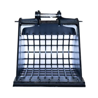 Επεξεργασμένο Excavator Sieve Bucket Steel Digging Rock Sieve Bucket 1 κυβικό μέτρο