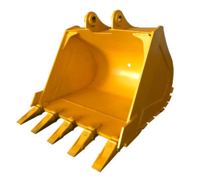 Κίτρινος κουβάς σκάψης για εξορυκτήρα EC220 DX300 SK220-5 CAT318
