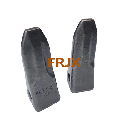 Κίτρινο μαύρο OEM Standard Excavator Bucket Teeth με HRC 52-58 σκληρότητα επιφάνειας